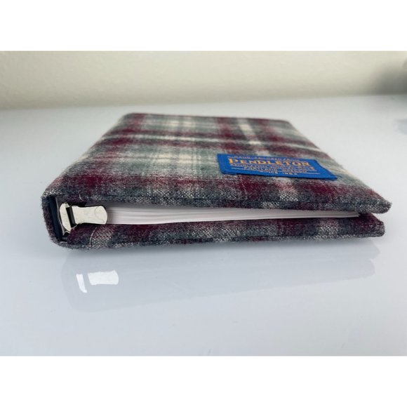 Vintage Pendleton Wool Address Book Cover Mead Address Plaid Organizer, Office - Picture 12 of 12
